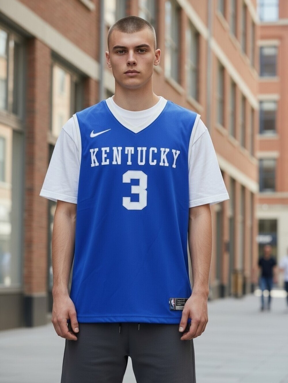 Nike University of Kentucky Wildcats  Team Size Large Basketball #3 Jersey